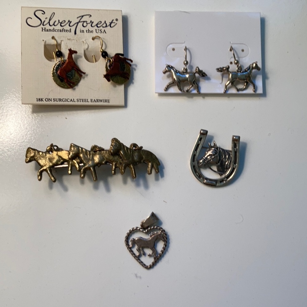 Equestrian Horse Jewelry Set